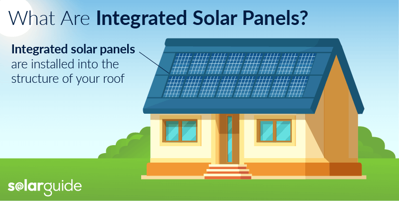 What are integrated solar panels